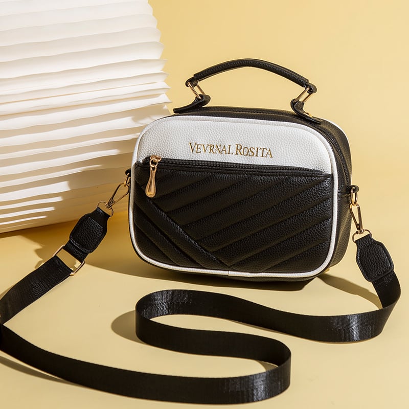 Козметична чанта – урбанистичен минималистичен стил, PU кожа, правоъгълна форма, закопчаване с цип, подплата полиестер, вътрешни джобове: скрит джоб с цип, джоб за телефон, джоб за документи, отделение с цип и джоб за камера