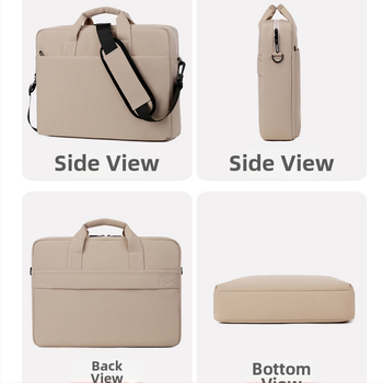Τσάντα φορητού υπολογιστή με επένδυση προστασίας από κραδασμούς με αεροφούσκες, αδιάβροχο ύφασμα Oxford, επένδυση από πολυεστερ, αστικός μινιμαλισμός