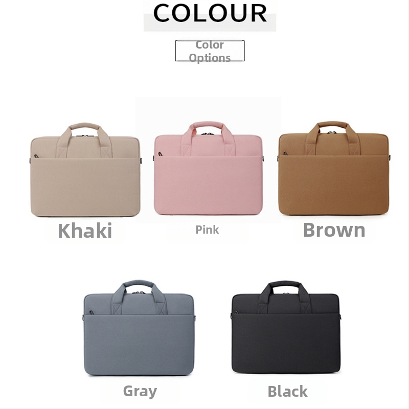 Taška na notebook s výplňou proti nárazu vzdušnými vankúšmi, vodeodolný Oxford materiál, podšívka z polyesteru, mestský minimalistický štýl