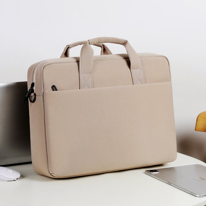 Taška na notebook s výplňou proti nárazu vzdušnými vankúšmi, vodeodolný Oxford materiál, podšívka z polyesteru, mestský minimalistický štýl