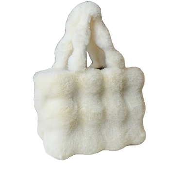 Τσάντα Tote από βελούδινο ύφασμα, αστικού μινιμαλιστικού στυλ, ορθογώνιο σχήμα, μαγνητικό κούμπωμα, επένδυση πολυεστέρα