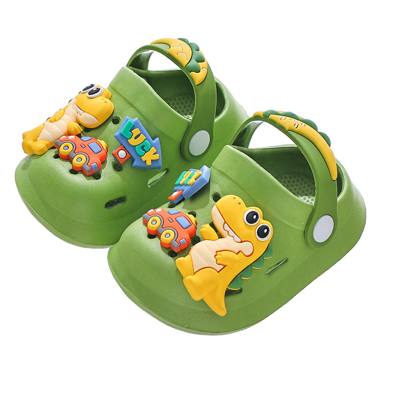 Dječje sandale u Crocs stilu, karikatura životinja, zatvoren prst, mekana EVA potplata, protuklizne, unisex