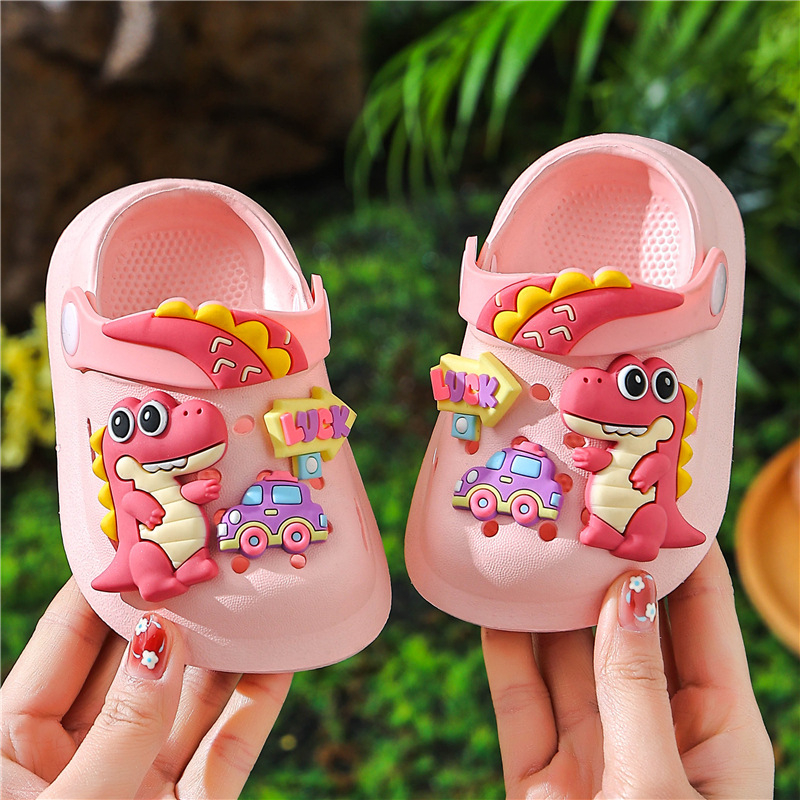 Dječje sandale u Crocs stilu, karikatura životinja, zatvoren prst, mekana EVA potplata, protuklizne, unisex