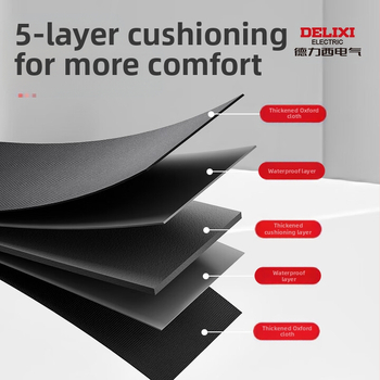 Delixi Electric Σακίδιο εργαλείων με διπλούς ιμάντες για ηλεκτρολόγους – μεταφορά εργαλείων, οργάνωση εργαλείων, στυλ σακιδίου