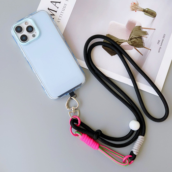 Телефонна презрамка за кръстосано носене, нейлонова тъкана, презрамка от PP, метална закопчалка, персонализирана обработка