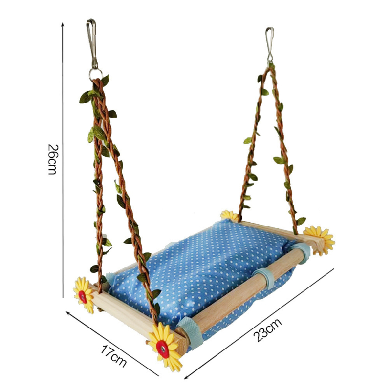 Σετ παιχνιδιών για πουλιά: κούνια, φωλιά από βαμβάκι, πάσσαλος για παπαγάλο με σχέδιο τίγρης, βάση με τίγερ μοτίβο, γέφυρα για ποντίκι (Εισαγωγή: Όχι; Ιδιοκτησία μάρκας: Ναι; Διασυνοριακή εξαγωγή: Ναι; Κύριες αγορές: Ευρώπη, Βόρεια Αμερική, Νότια Αμερική)