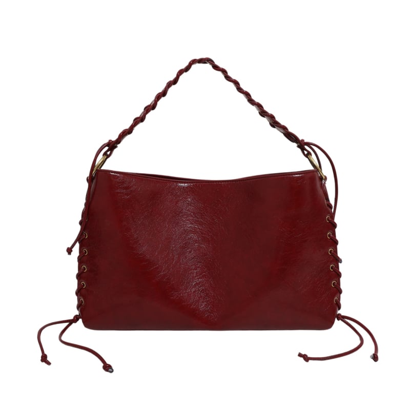 2025 őszi-téli tote táska fém szemdíszítéssel, nagy kapacitású, hétköznapi stílusú, crossbody egy vállon