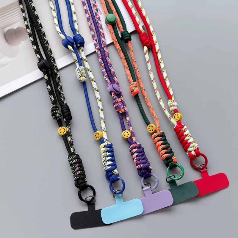 Telefonni kaiš, najlon telo, poliester šnura, metalna kopča, unisex, tisk logotipa