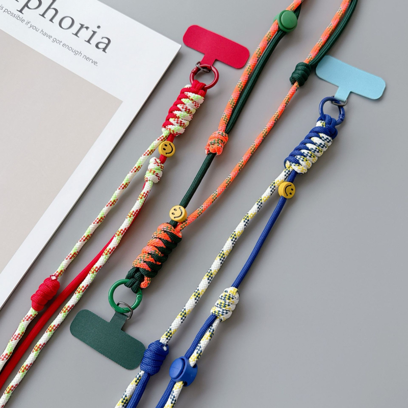 Telefonni kaiš, najlon telo, poliester šnura, metalna kopča, unisex, tisk logotipa