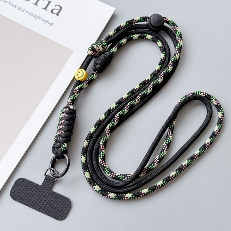 Telefonni kaiš, najlon telo, poliester šnura, metalna kopča, unisex, tisk logotipa