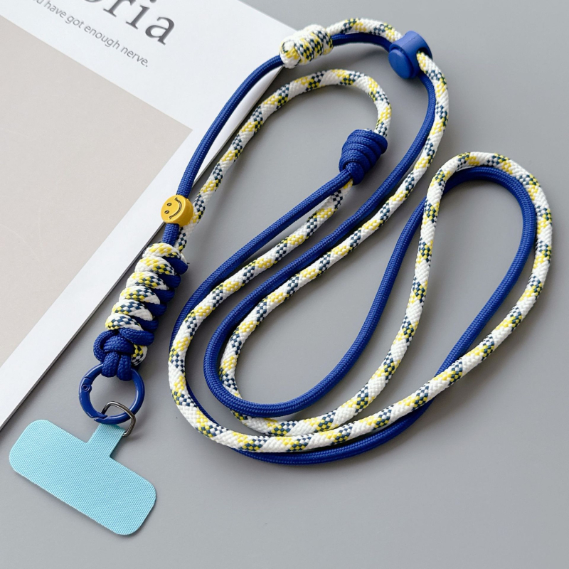 Telefonni kaiš, najlon telo, poliester šnura, metalna kopča, unisex, tisk logotipa