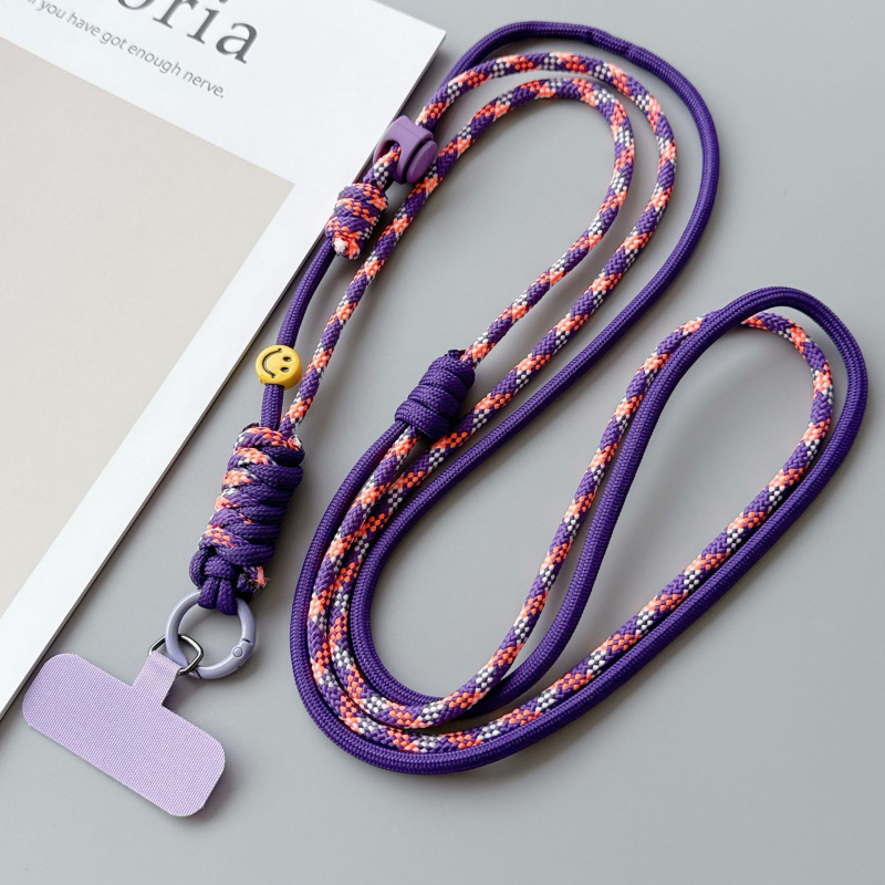 Telefonni kaiš, najlon telo, poliester šnura, metalna kopča, unisex, tisk logotipa