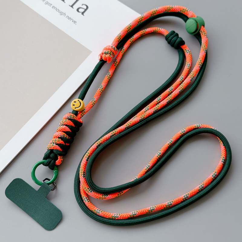 Telefonni kaiš, najlon telo, poliester šnura, metalna kopča, unisex, tisk logotipa