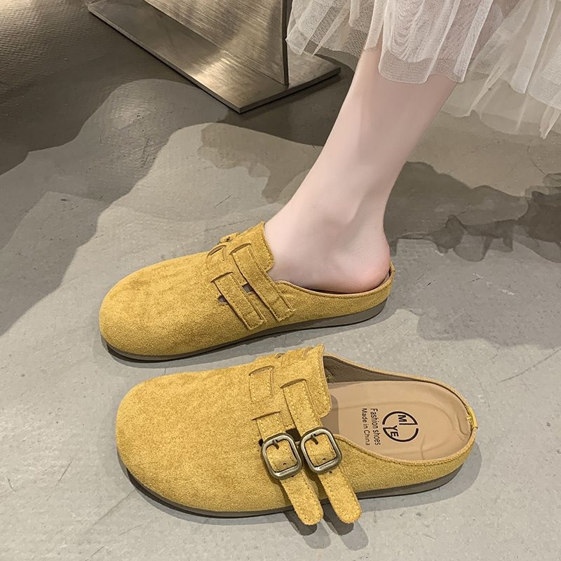 Loafers s oštrim vrhom, bez vezica, korejski stil; gornji dio od platna; gumena potplat; ravna potplata; debljina potplata 0-3 cm