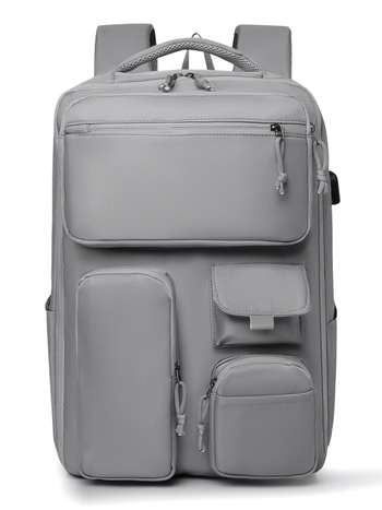 Unisex τσάντα πλάτης για ταξίδια, αδιάβροχη και ανθεκτική στη φθορά, από Oxford ύφασμα, χωράει 16 ιντσών φορητό, ιμάντες ώμου με αερόσφυρα