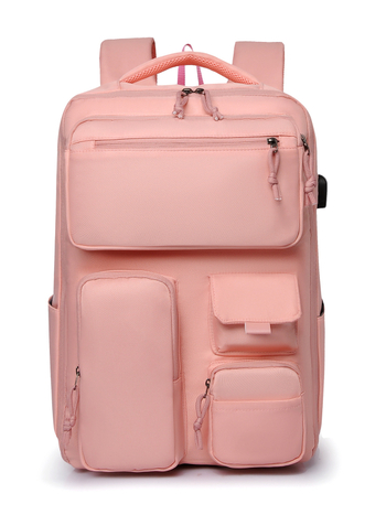 Unisex τσάντα πλάτης για ταξίδια, αδιάβροχη και ανθεκτική στη φθορά, από Oxford ύφασμα, χωράει 16 ιντσών φορητό, ιμάντες ώμου με αερόσφυρα