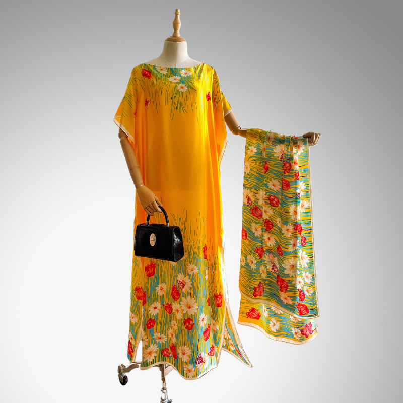 Ženski šal za plažu od umjetne svile, europsko-američki street stil, ravno tkano, dekorativna funkcija