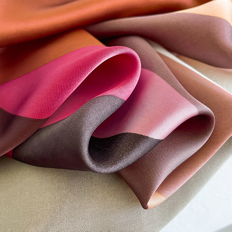 Ženski šal za plažu od umjetne svile, europsko-američki street stil, ravno tkano, dekorativna funkcija