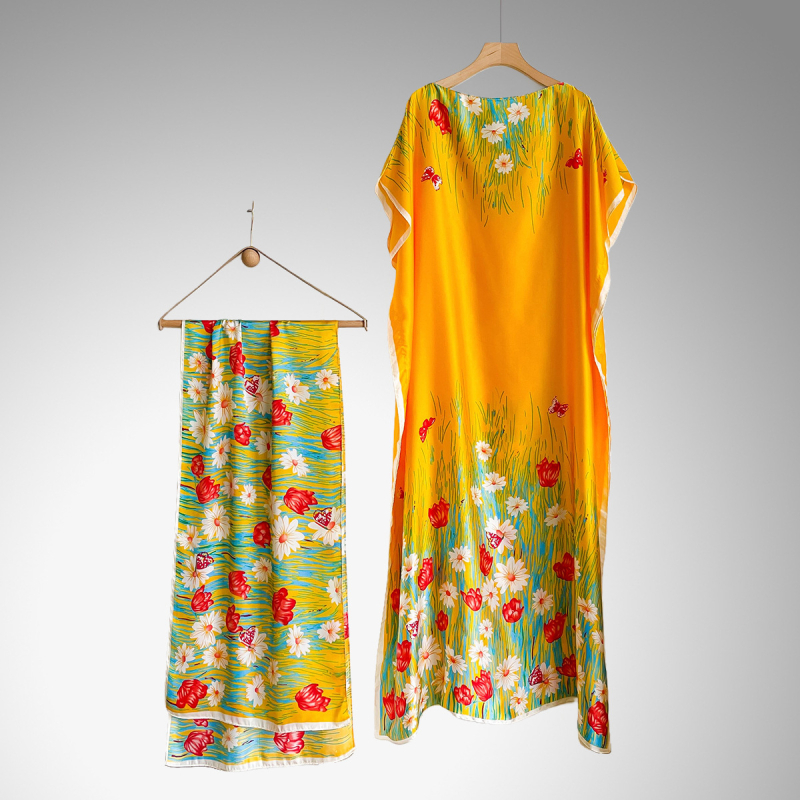 Ženski šal za plažu od umjetne svile, europsko-američki street stil, ravno tkano, dekorativna funkcija