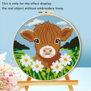 Σετ κεντήματος με σταυρούς — Mona Lisa Royal, Βαμβάκι, 11CT, Nordic Σειρά Ζώων