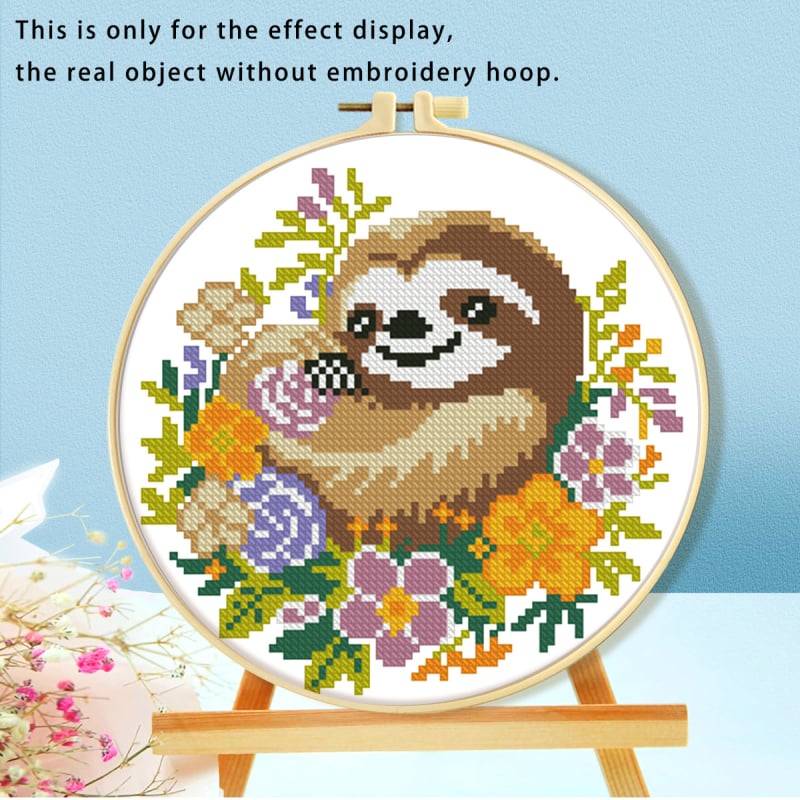 Kit de broderie cu cruce — Mona Lisa Royal, bumbac, 11CT, Seria Nordic Animale