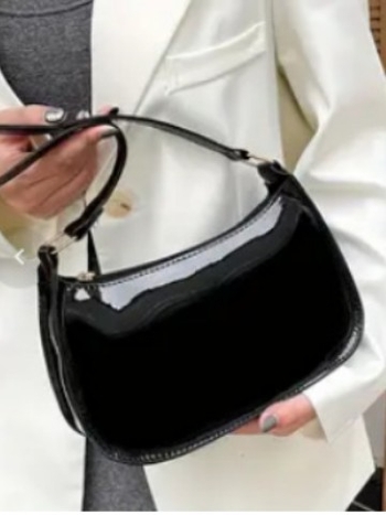 Τετράγωνη crossbody τσάντα με ένα λουρί, PU ύφασμα, φερμουάρ, θήκη για κινητό, μόδα δρόμου, 2025 άνοιξη