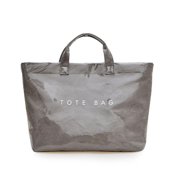 PVC Tote чанта, уличен стил, хоризонтална квадратна форма, цип, подплата полиестер