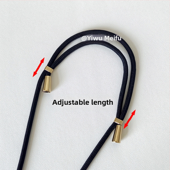 Телефонен шнур за носене с антиизпускане, дълга регулируема лента за врата, нейлонова лента, метална катарама