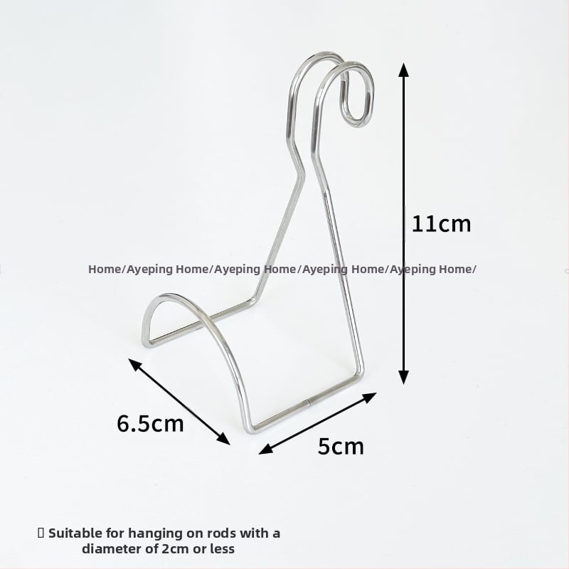 Nerūdijančio plieno sieninis virtuvės nuvedimo laikiklis, be įrengimo, indų kempinėms ir skudurėliams, Tibeto stilius