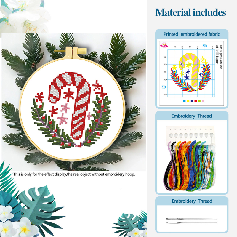 Kit de broderie cross-stitch: pânză din bumbac 11-ct, Mona Lisa Royal Family, cod produs 68446, set de Crăciun din patru piese