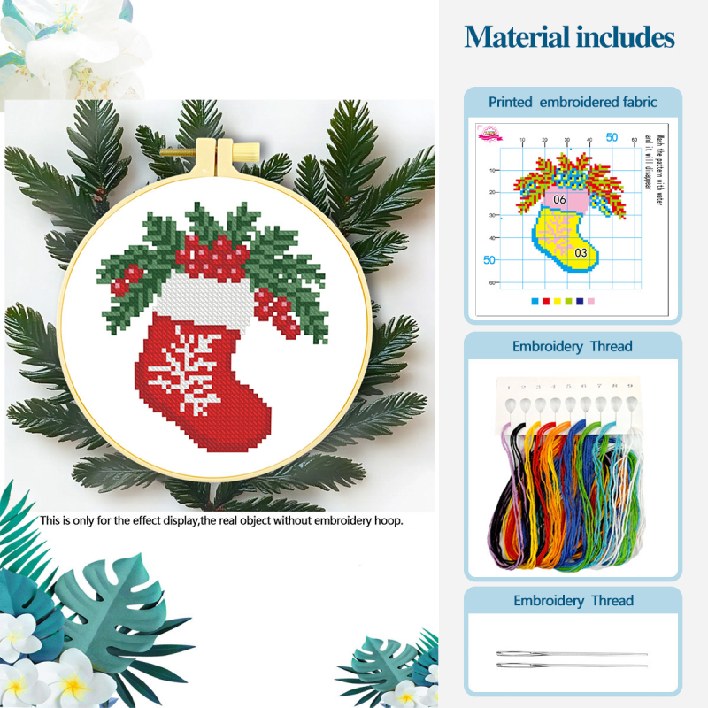 Kit de broderie cross-stitch: pânză din bumbac 11-ct, Mona Lisa Royal Family, cod produs 68446, set de Crăciun din patru piese