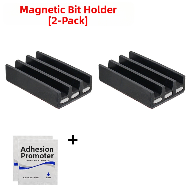 Bitų laikiklis varžtams su lipiniu montavimu ir magnetine funkcija, 3 skylėmis bitų saugojimo juosta, anglies plienas