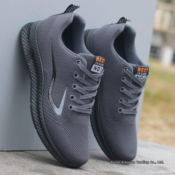 Ανδρικά Παπούτσια Διαπνοής από Δίκτυο — Αντιολισθητικά, Ανθεκτικά στη Φθορά, Με Κορδόνια, Χαμηλό Τακούνι