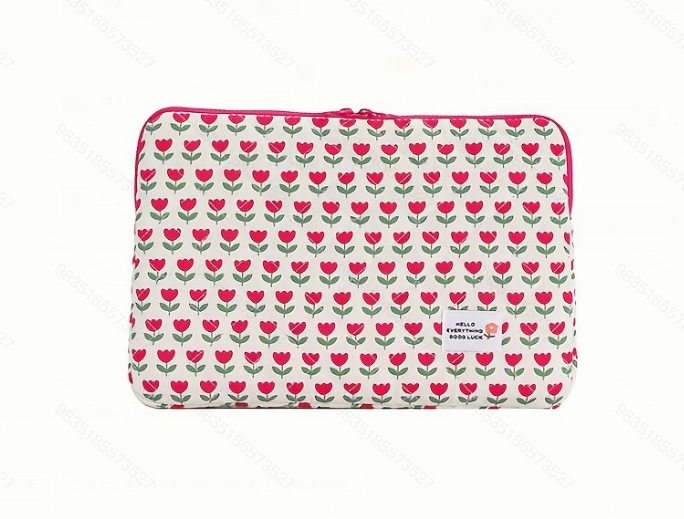 Rankinė dokumentų krepšys su gėlių raštu, kompozicinė medžiaga, nailonas pamušalas, atspari dilimui, gatvės stiliaus dizainas, tinkama nešiojamiesiems kompiuteriams ir planšetėms, su apkrovos mažinimo dizainu