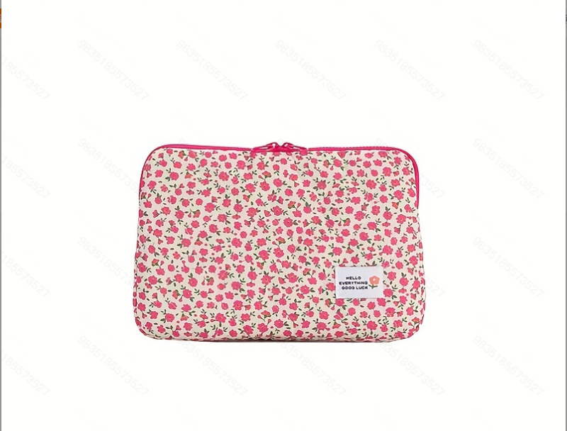 Rankinė dokumentų krepšys su gėlių raštu, kompozicinė medžiaga, nailonas pamušalas, atspari dilimui, gatvės stiliaus dizainas, tinkama nešiojamiesiems kompiuteriams ir planšetėms, su apkrovos mažinimo dizainu