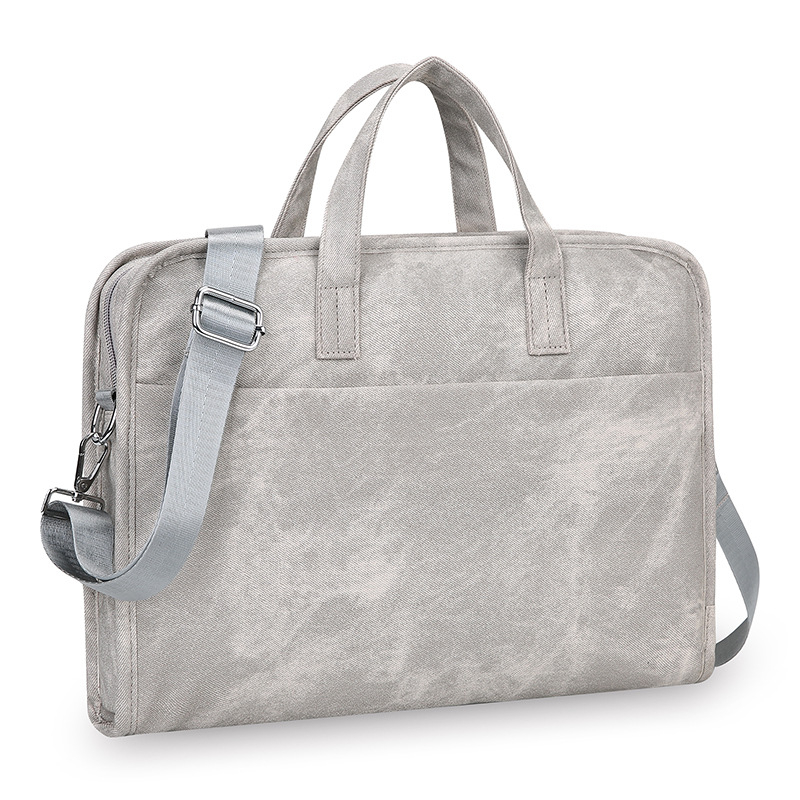Liping vízálló PU laptop oldaltáska – ultrakönnyű, uniszex, poliészter bélés, üzleti elit stílus