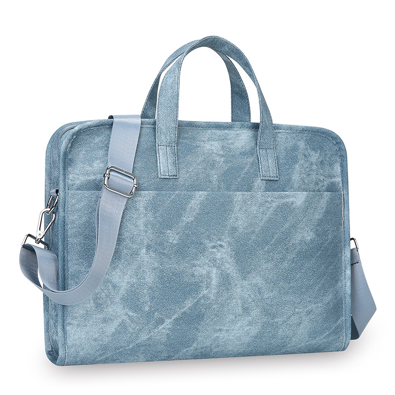 Liping vízálló PU laptop oldaltáska – ultrakönnyű, uniszex, poliészter bélés, üzleti elit stílus