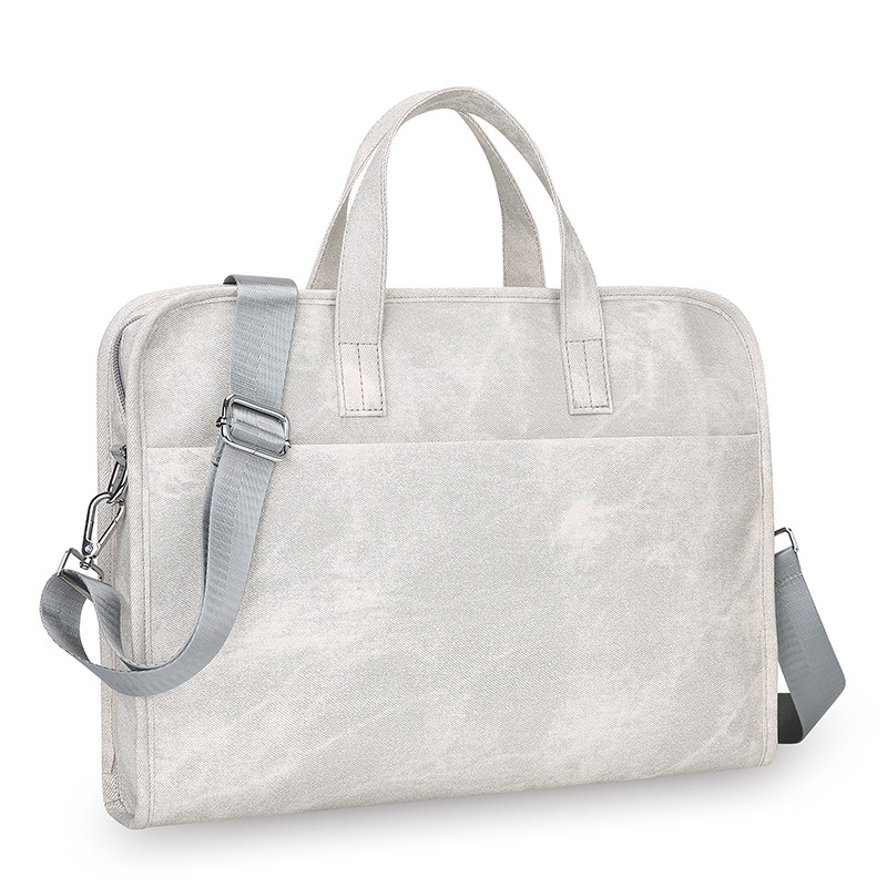 Liping vízálló PU laptop oldaltáska – ultrakönnyű, uniszex, poliészter bélés, üzleti elit stílus