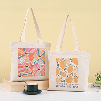 Τσάντα Tote από καμβά με ψηφιακή εκτύπωση και λογότυπο, καμβά 12oz, σε απόθεμα και προσαρμογή