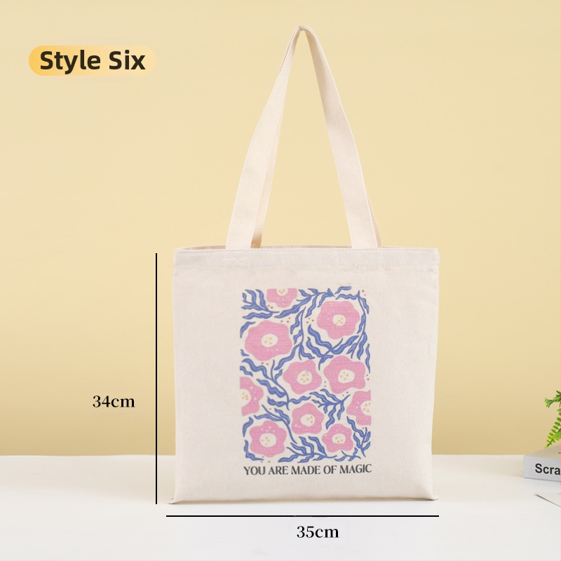 Τσάντα Tote από καμβά με ψηφιακή εκτύπωση και λογότυπο, καμβά 12oz, σε απόθεμα και προσαρμογή