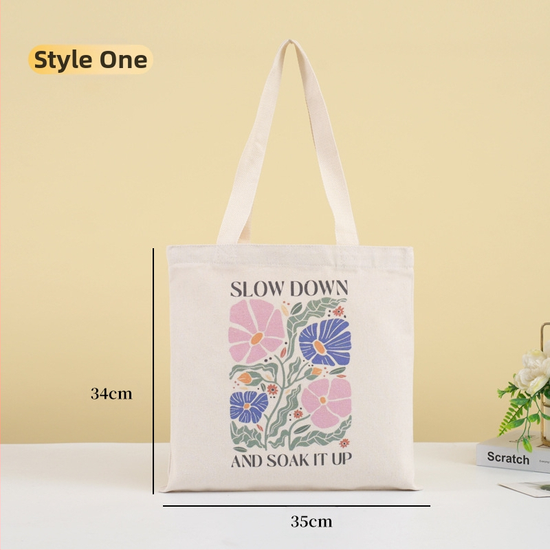 Τσάντα Tote από καμβά με ψηφιακή εκτύπωση και λογότυπο, καμβά 12oz, σε απόθεμα και προσαρμογή