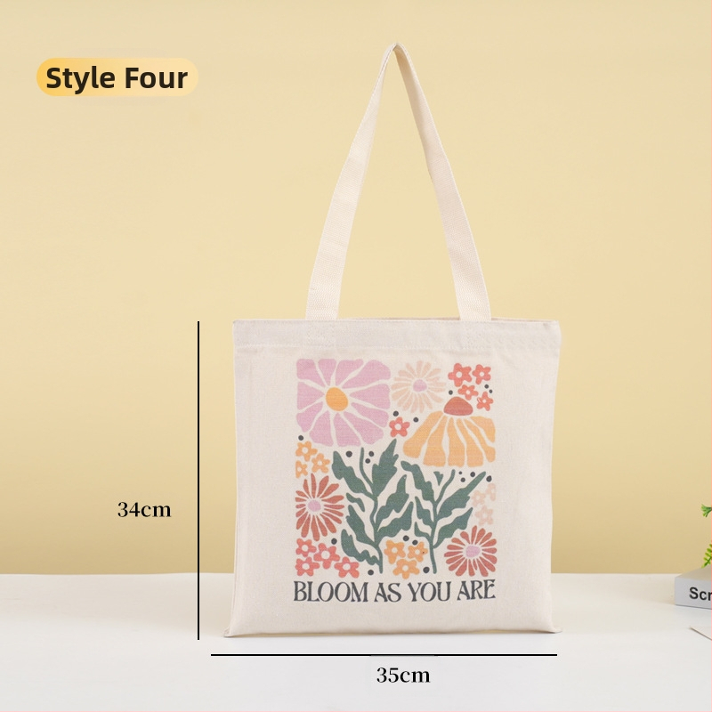 Τσάντα Tote από καμβά με ψηφιακή εκτύπωση και λογότυπο, καμβά 12oz, σε απόθεμα και προσαρμογή