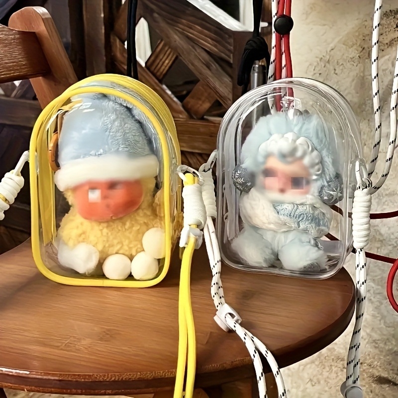 PVC crossbody táska, városi minimalist stílus, függőleges négyzet alakú, cipzáras zárás