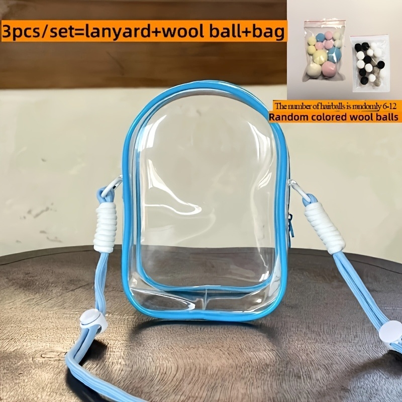 PVC crossbody táska, városi minimalist stílus, függőleges négyzet alakú, cipzáras zárás