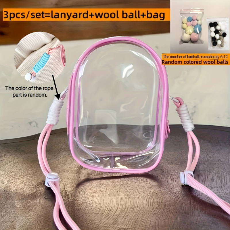 PVC crossbody táska, városi minimalist stílus, függőleges négyzet alakú, cipzáras zárás