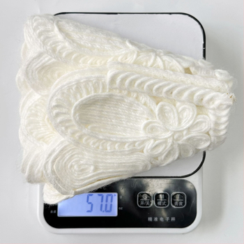 Γυναικείος ψεύτικος γιακάς, crochet με μοτίβο λουλουδιών, Υλικό: πολυεστέρας‑μετάξι, Επένδυση: πολυεστερική ίνα, Στυλ: γλυκό και καθημερινό, Χειμώνας 2024, Γκουανγκζού, Μάρκα Happy