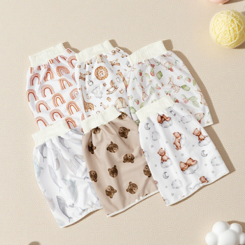 Бебешка пола за подгузник – водоустойчива пераема подложка, дишаща за деца 1–3 г (Happy Flute SMT2157, терри плат)