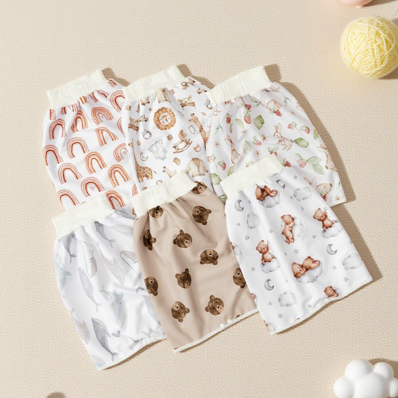 Бебешка пола за подгузник – водоустойчива пераема подложка, дишаща за деца 1–3 г (Happy Flute SMT2157, терри плат)