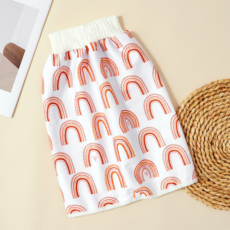 Бебешка пола за подгузник – водоустойчива пераема подложка, дишаща за деца 1–3 г (Happy Flute SMT2157, терри плат)