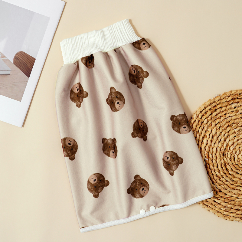 Бебешка пола за подгузник – водоустойчива пераема подложка, дишаща за деца 1–3 г (Happy Flute SMT2157, терри плат)